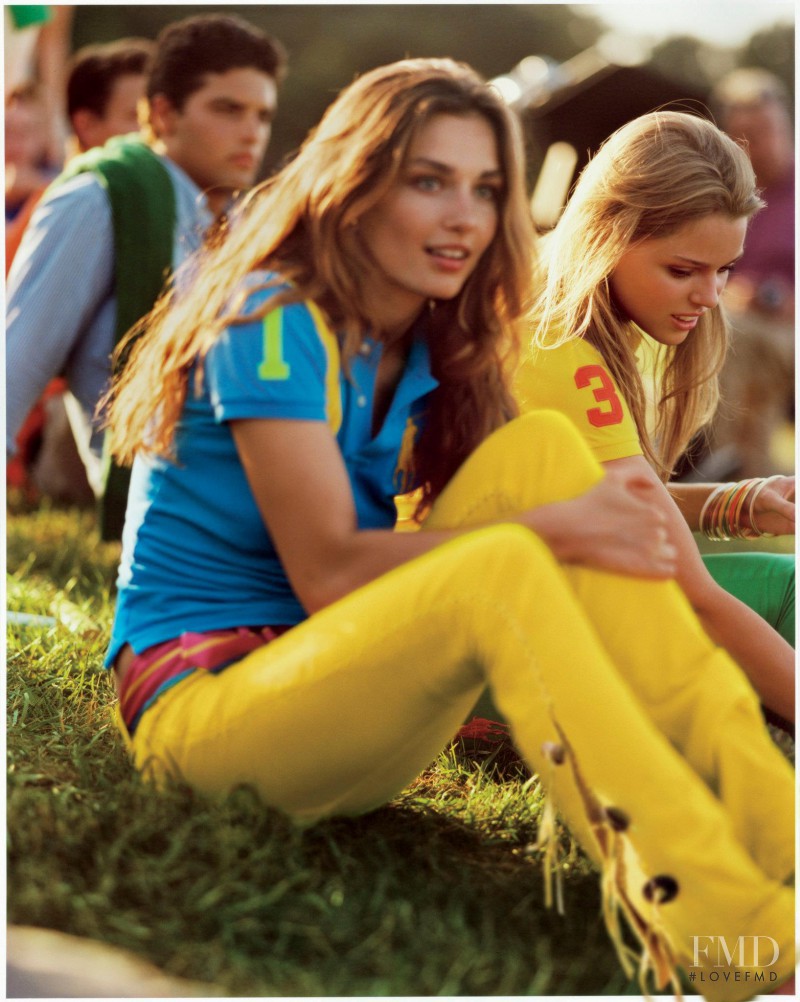 Andreea Diaconu featured in  the Ralph Lauren Big Pony Collection Fragrance  advertisement for Spring/Summer 2012
