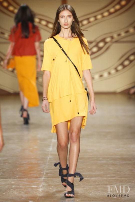 Giovanna Rodacoski featured in  the Lilly Sarti fashion show for Spring/Summer 2017