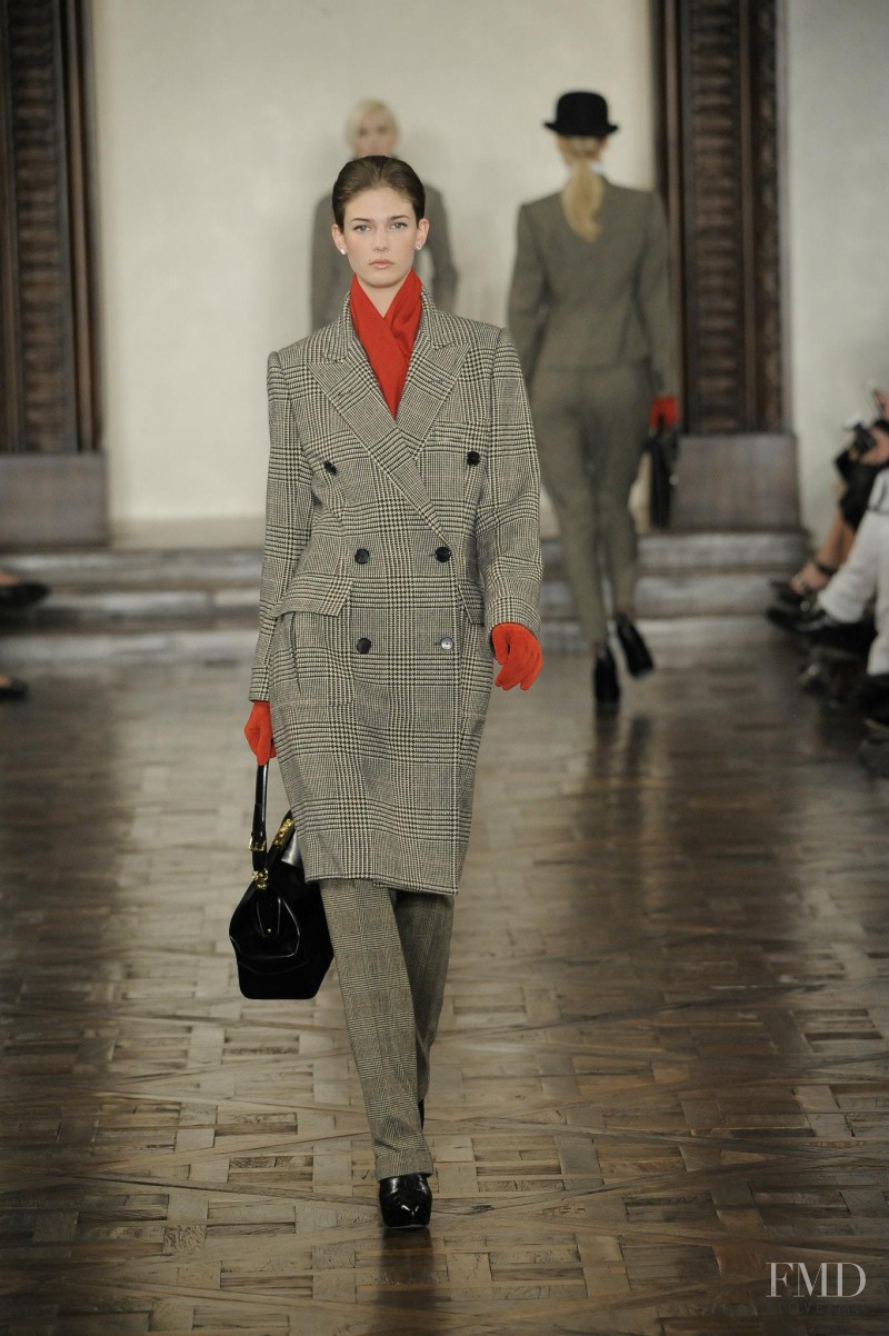 Kendra Spears featured in  the Ralph Lauren Collection fashion show for Autumn/Winter 2012