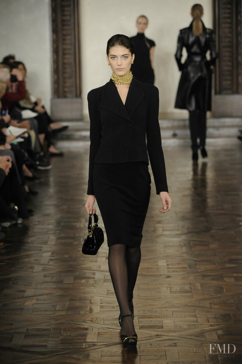 Katryn Kruger featured in  the Ralph Lauren Collection fashion show for Autumn/Winter 2012