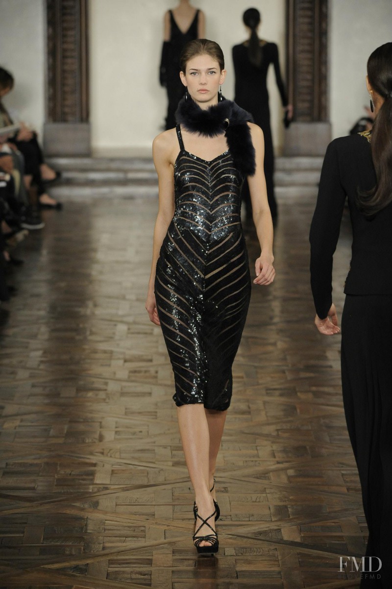 Kendra Spears featured in  the Ralph Lauren Collection fashion show for Autumn/Winter 2012