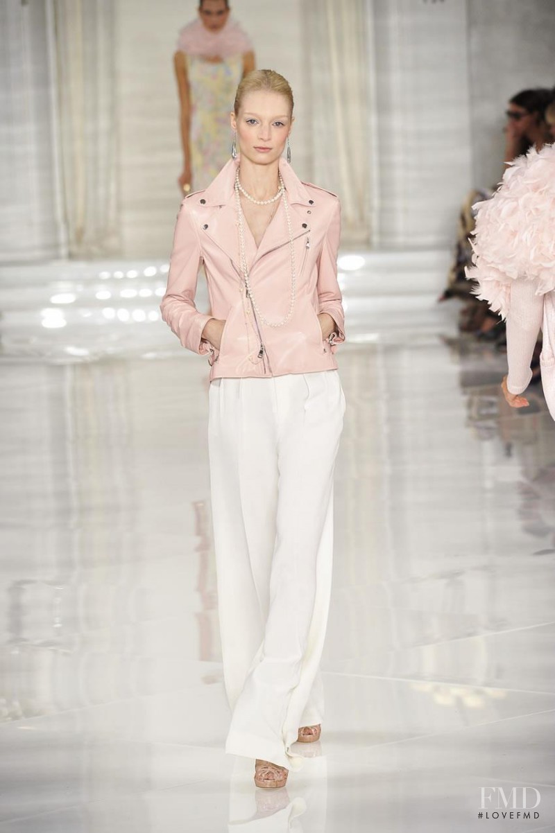 Melissa Tammerijn featured in  the Ralph Lauren Collection fashion show for Spring/Summer 2012