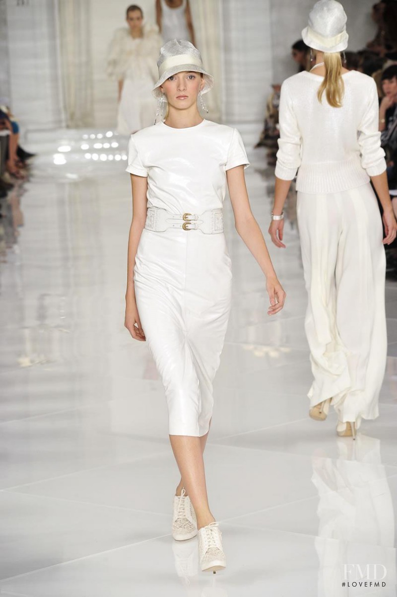 Daria Strokous featured in  the Ralph Lauren Collection fashion show for Spring/Summer 2012