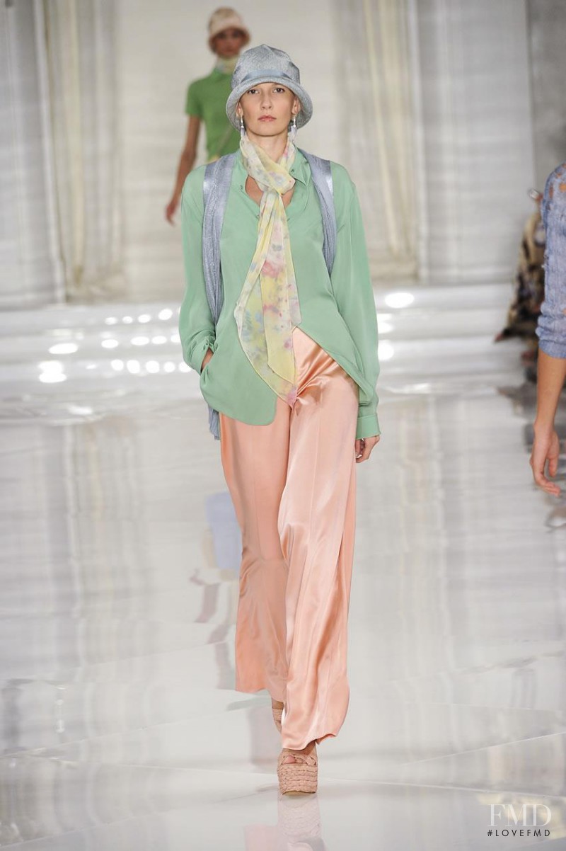 Katia Kokoreva featured in  the Ralph Lauren Collection fashion show for Spring/Summer 2012