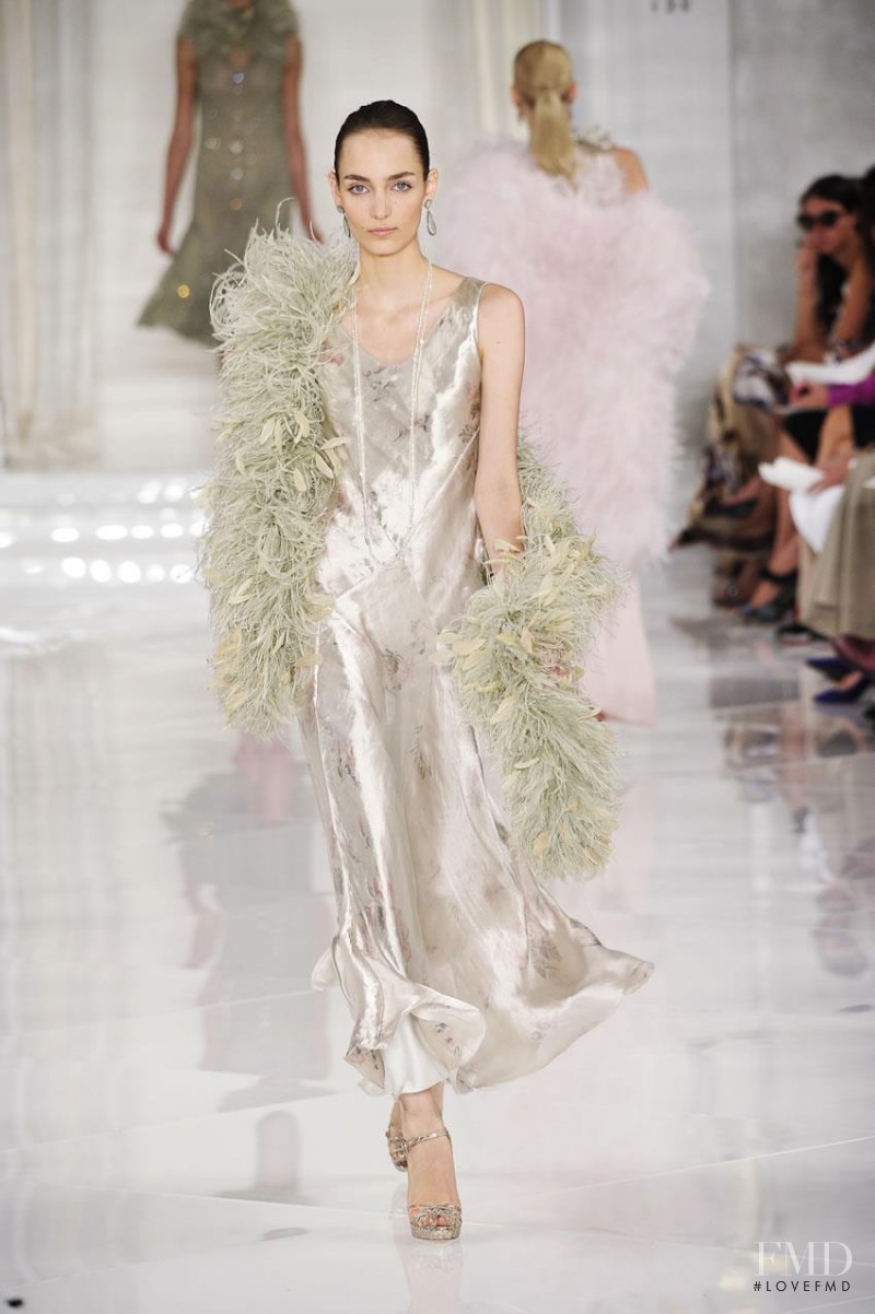Zuzanna Bijoch featured in  the Ralph Lauren Collection fashion show for Spring/Summer 2012