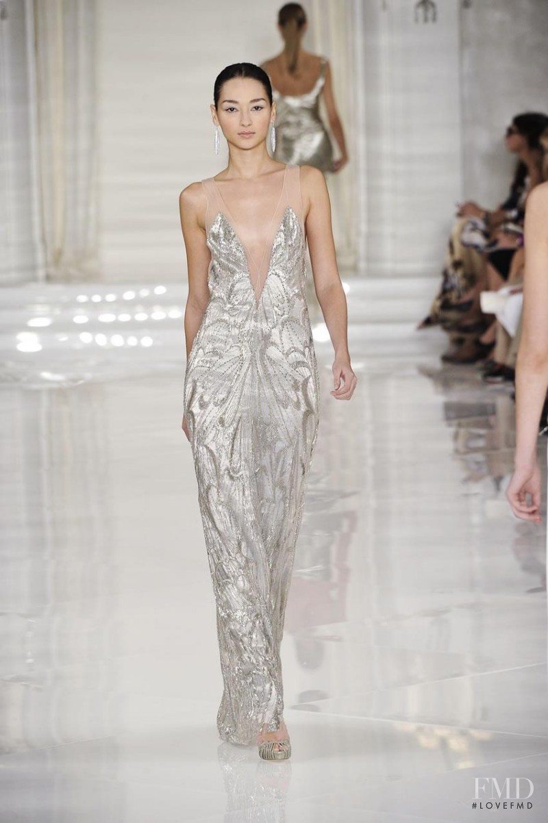 Bruna Tenório featured in  the Ralph Lauren Collection fashion show for Spring/Summer 2012