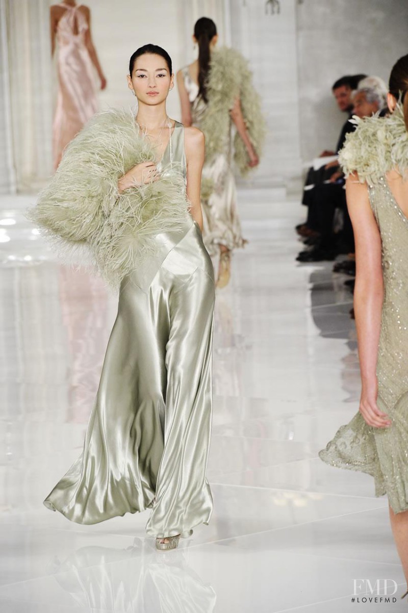 Bruna Tenório featured in  the Ralph Lauren Collection fashion show for Spring/Summer 2012