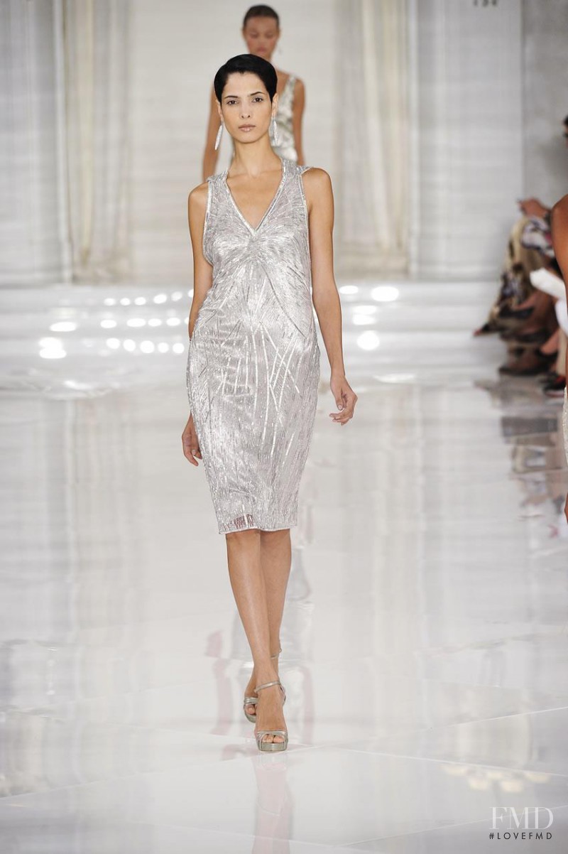 Hanaa Ben Abdesslem featured in  the Ralph Lauren Collection fashion show for Spring/Summer 2012