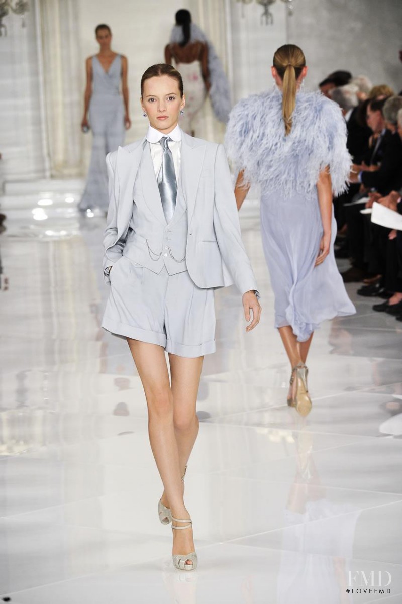 Daria Strokous featured in  the Ralph Lauren Collection fashion show for Spring/Summer 2012