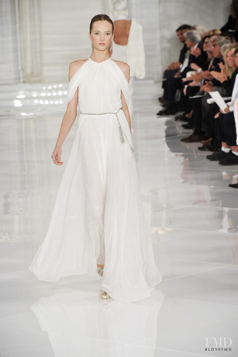 Daria Strokous featured in  the Ralph Lauren Collection fashion show for Spring/Summer 2012