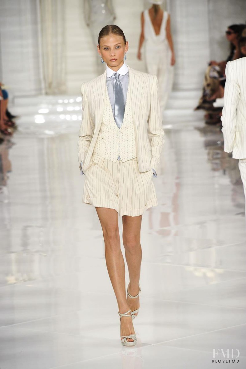 Anna Selezneva featured in  the Ralph Lauren Collection fashion show for Spring/Summer 2012