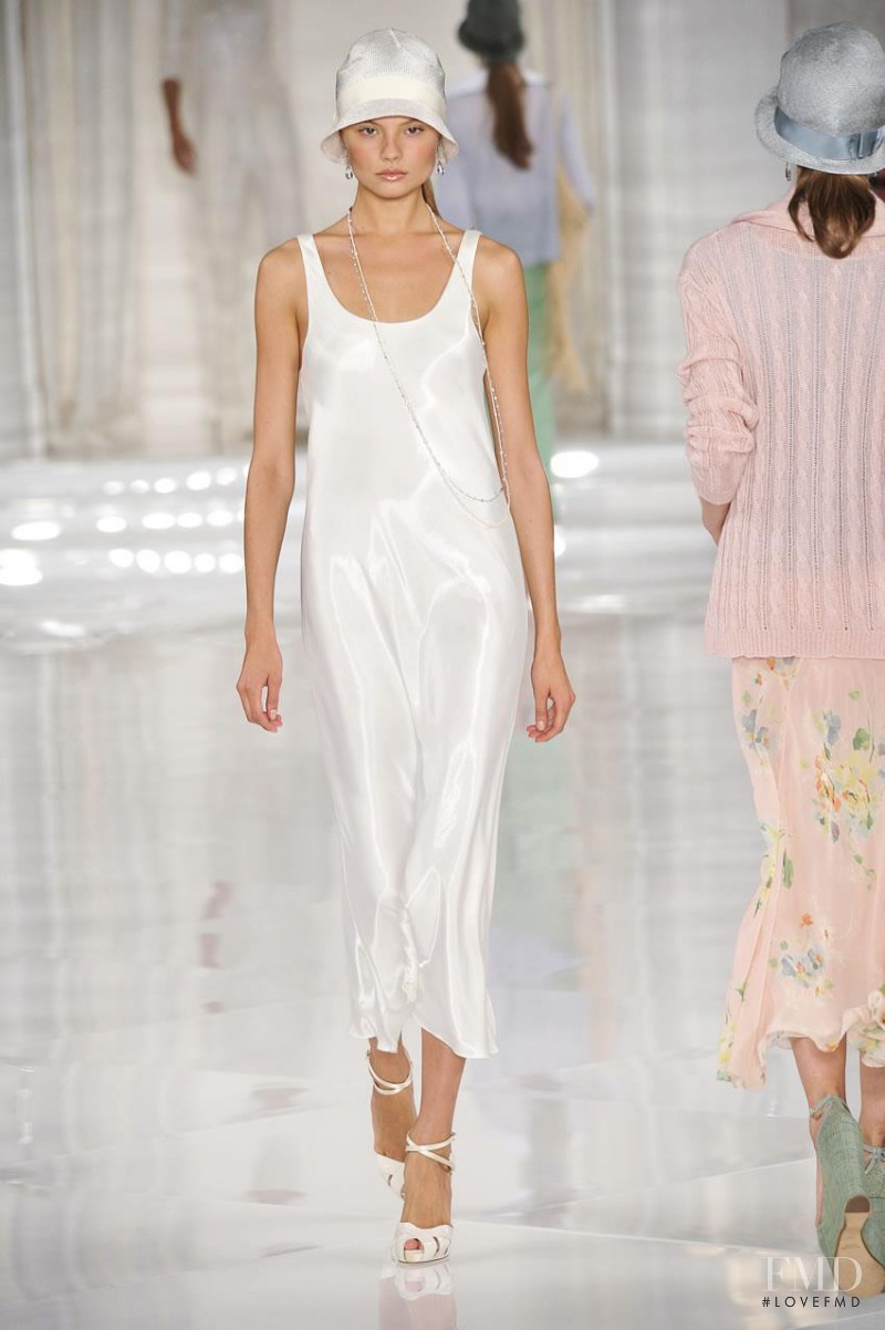 Magdalena Frackowiak featured in  the Ralph Lauren Collection fashion show for Spring/Summer 2012