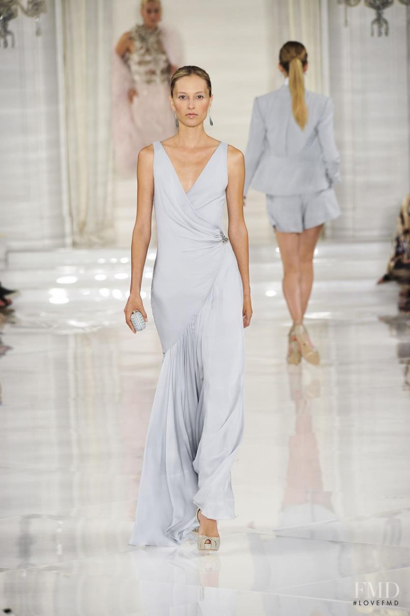 Liisa Winkler featured in  the Ralph Lauren Collection fashion show for Spring/Summer 2012
