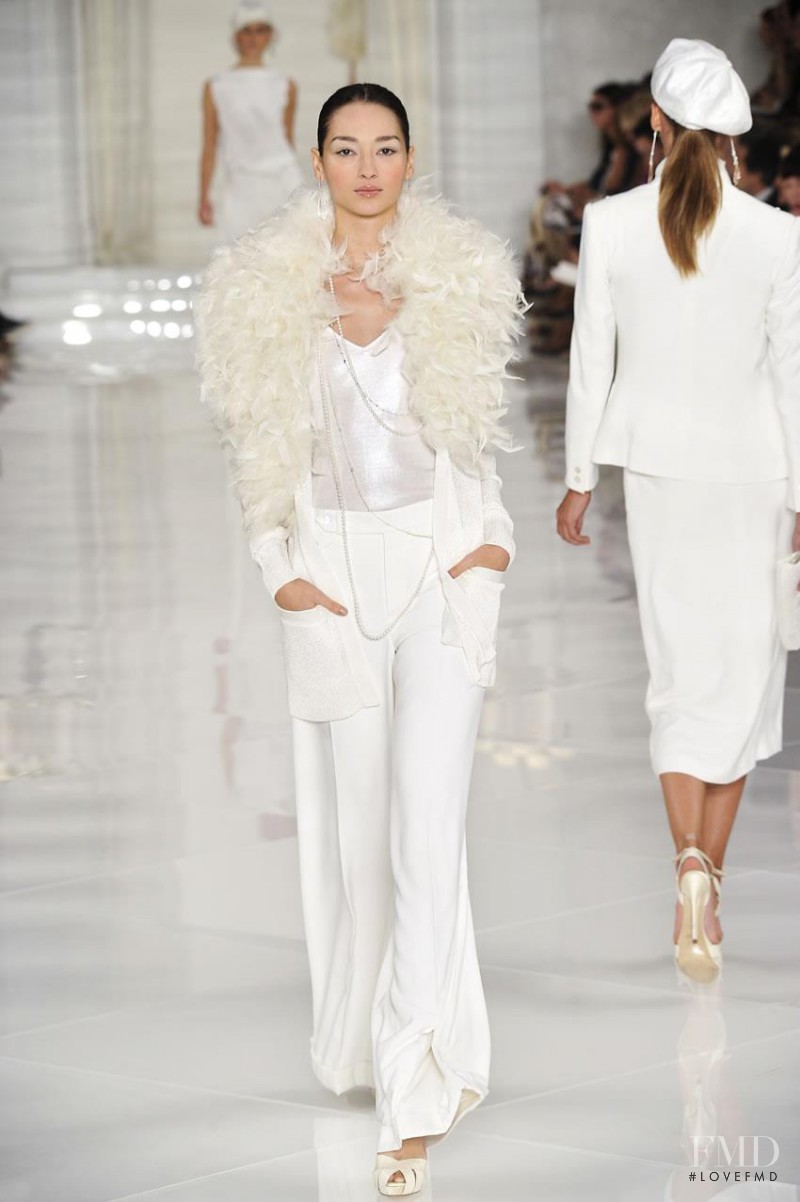 Bruna Tenório featured in  the Ralph Lauren Collection fashion show for Spring/Summer 2012