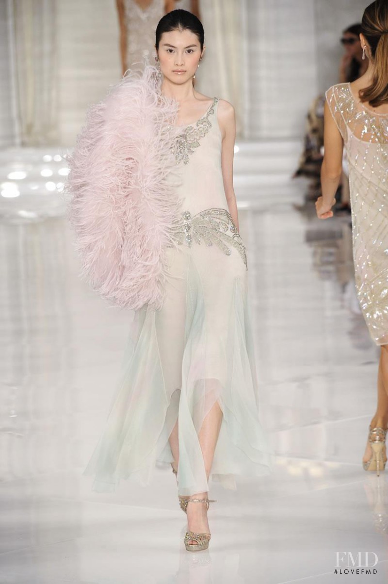 Sui He featured in  the Ralph Lauren Collection fashion show for Spring/Summer 2012