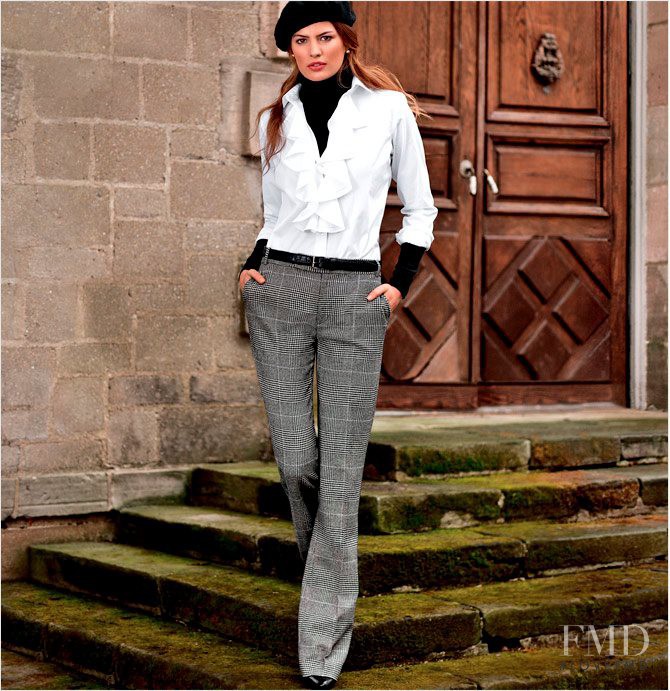 Cameron Russell featured in  the Ralph Lauren catalogue for Fall 2011