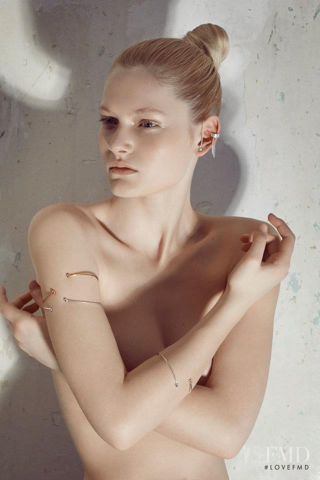 Frederikke Olesen featured in  the Rebekka Rebekka advertisement for Spring/Summer 2012