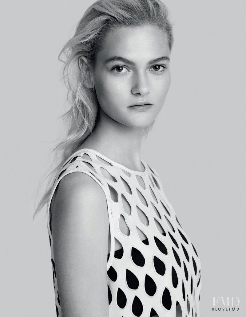 Frederikke Olesen featured in  the Whistles advertisement for Spring/Summer 2015