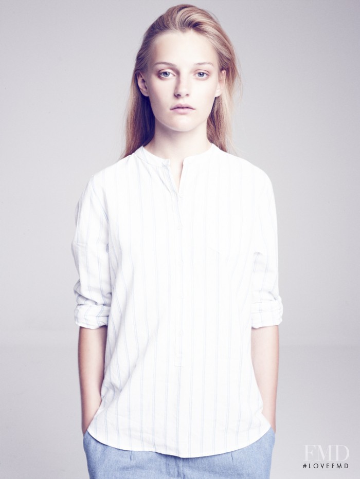 Frederikke Olesen featured in  the Nué Notes fashion show for Spring/Summer 2014