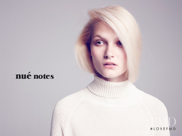 Frederikke Olesen featured in  the Nué Notes fashion show for Spring/Summer 2014