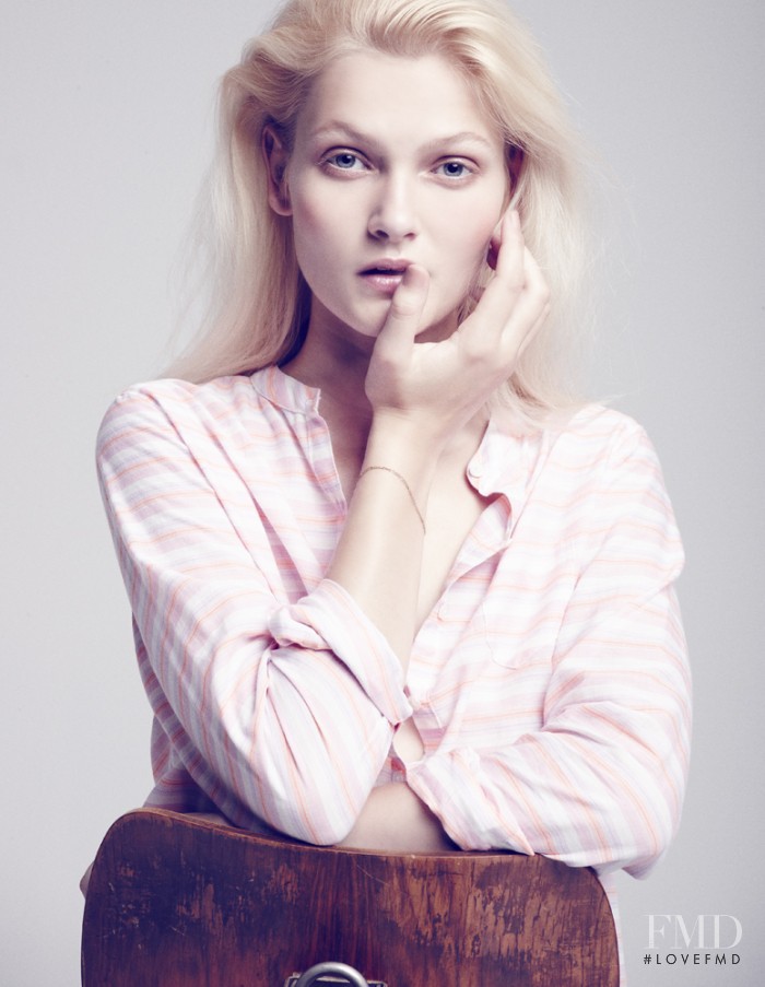 Frederikke Olesen featured in  the Nué Notes fashion show for Spring/Summer 2014