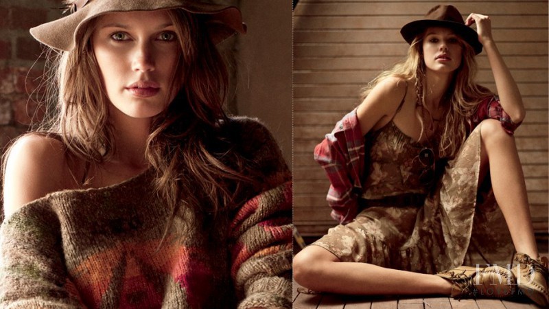 Marine Vacth featured in  the Denim & Supply Ralph Lauren catalogue for Autumn/Winter 2011