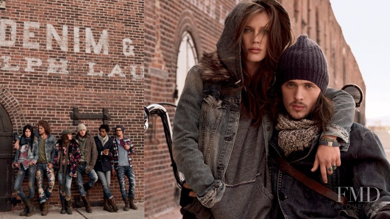 Marine Vacth featured in  the Denim & Supply Ralph Lauren catalogue for Autumn/Winter 2011