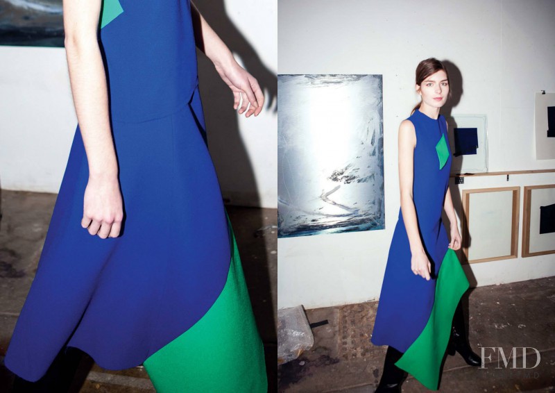 Gaby Loader featured in  the Rejina Pyo lookbook for Autumn/Winter 2014