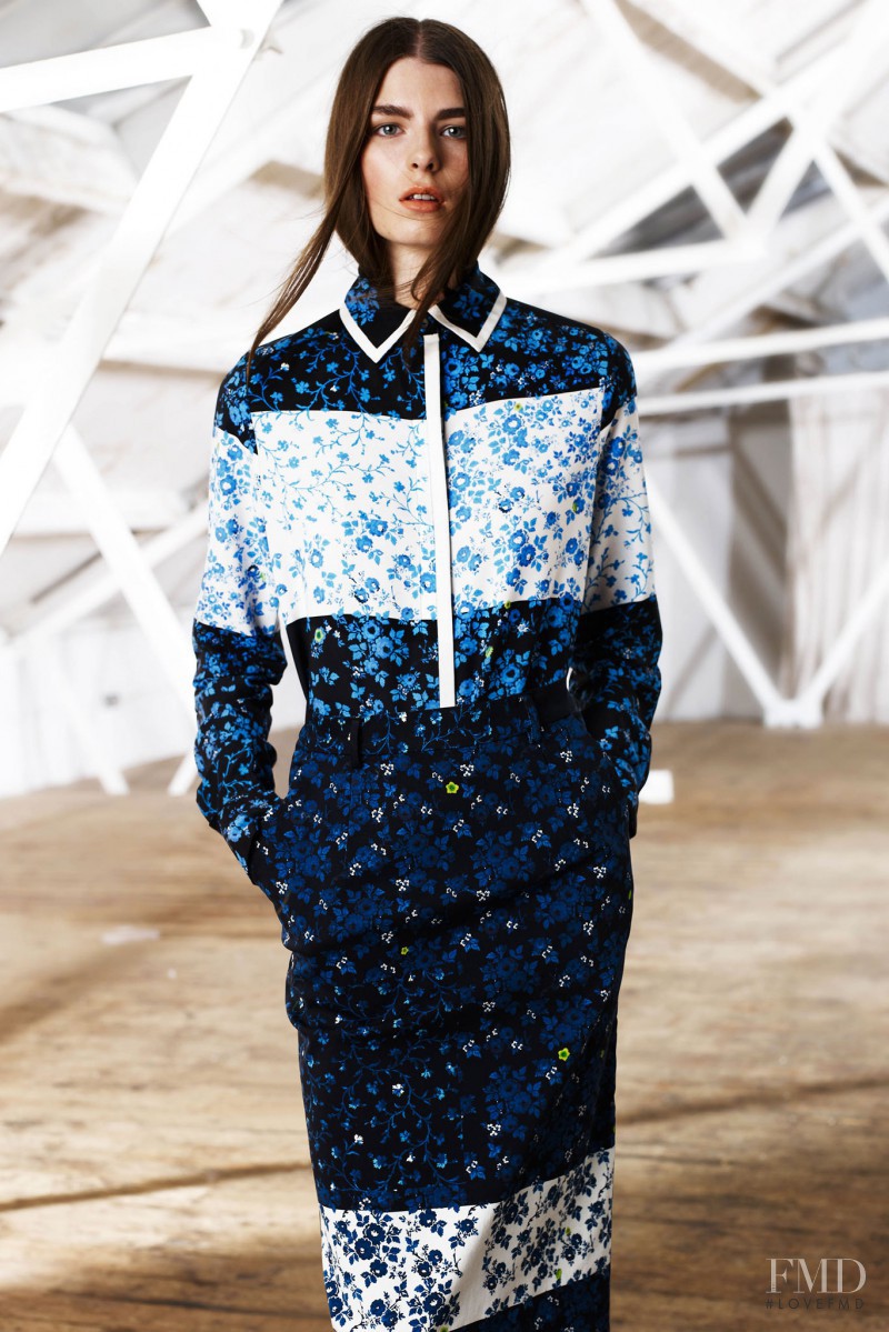 Gaby Loader featured in  the Preen Line fashion show for Autumn/Winter 2014