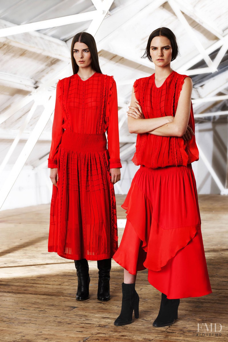 Gaby Loader featured in  the Preen Line fashion show for Autumn/Winter 2014
