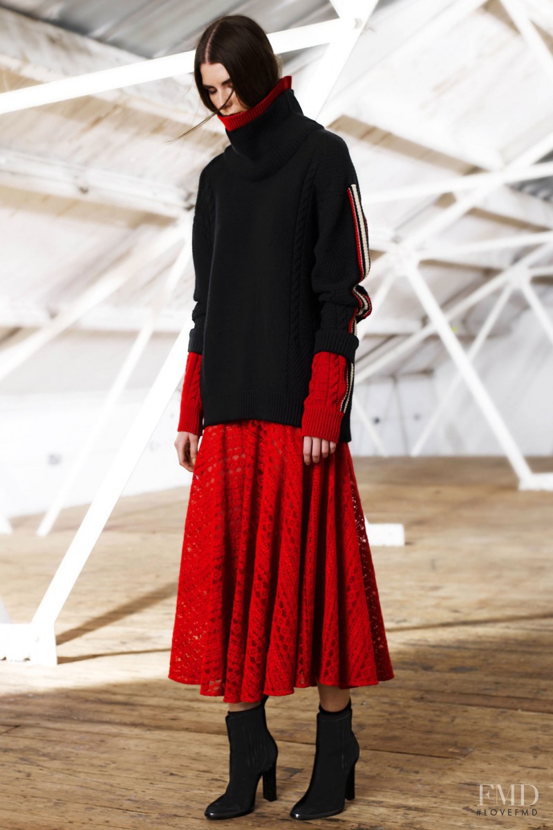 Gaby Loader featured in  the Preen Line fashion show for Autumn/Winter 2014