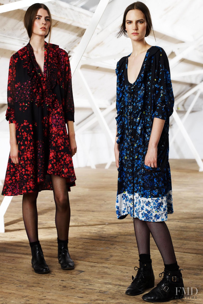 Gaby Loader featured in  the Preen Line fashion show for Autumn/Winter 2014