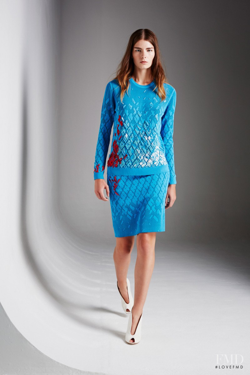 Gaby Loader featured in  the Pringle of Scotland lookbook for Spring/Summer 2014