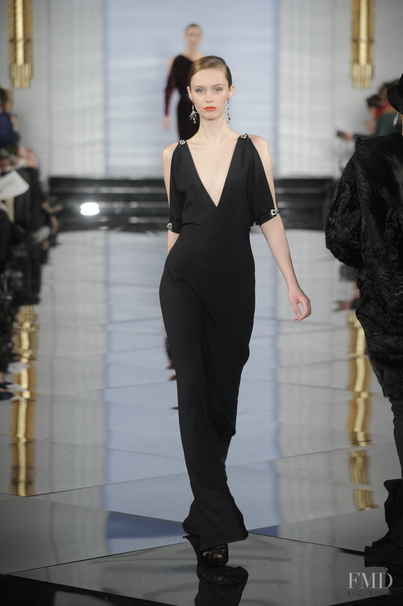 Magdalena Kulicka featured in  the Ralph Lauren Collection fashion show for Autumn/Winter 2011