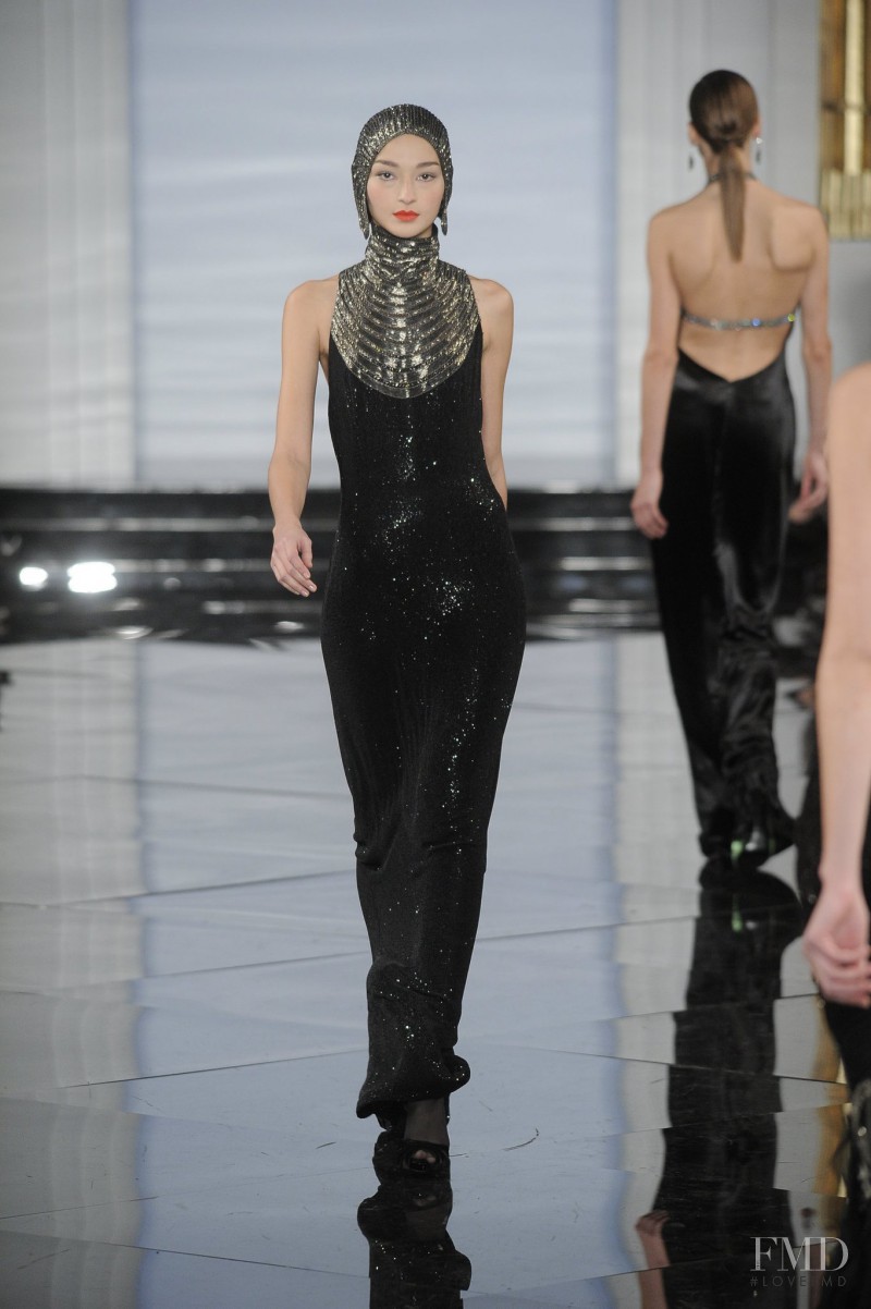 Bruna Tenório featured in  the Ralph Lauren Collection fashion show for Autumn/Winter 2011