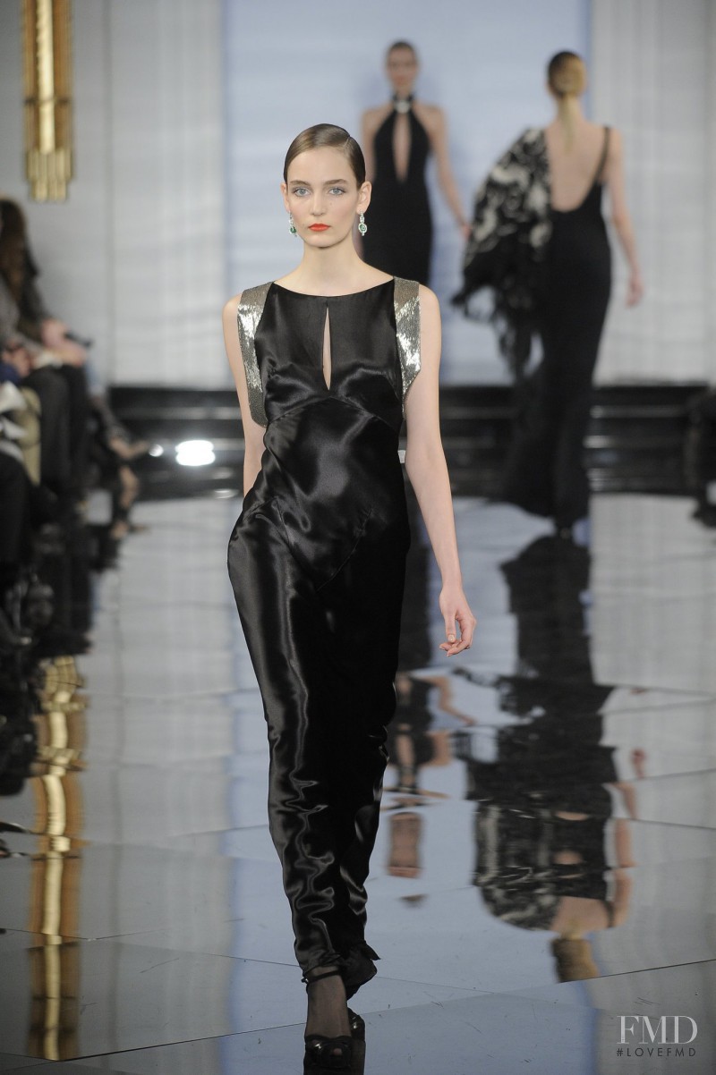 Zuzanna Bijoch featured in  the Ralph Lauren Collection fashion show for Autumn/Winter 2011