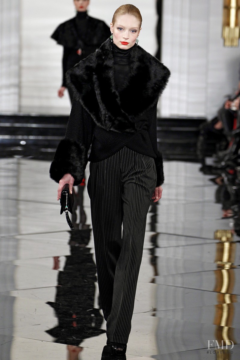 Melissa Tammerijn featured in  the Ralph Lauren Collection fashion show for Autumn/Winter 2011