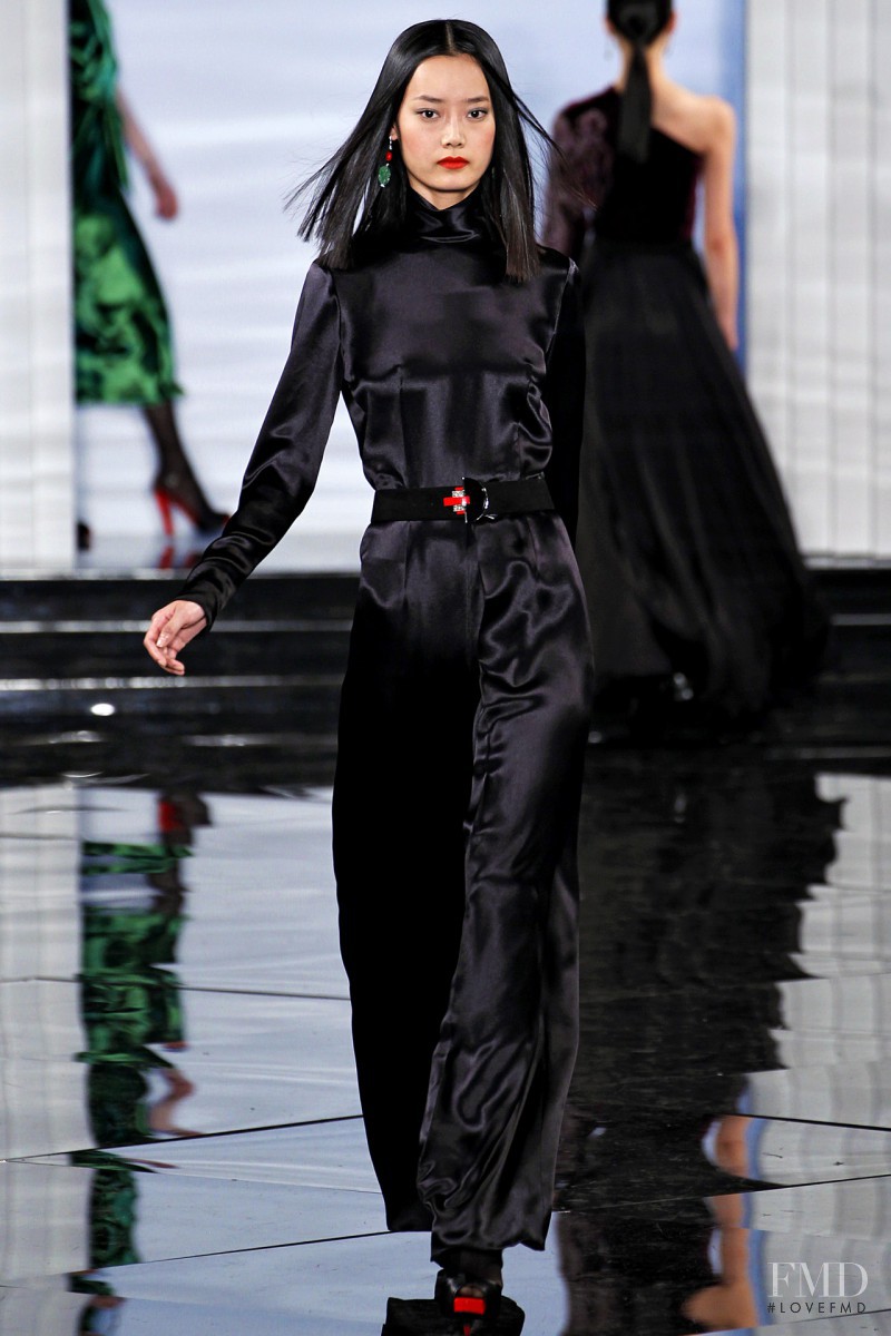 Lily Zhi featured in  the Ralph Lauren Collection fashion show for Autumn/Winter 2011
