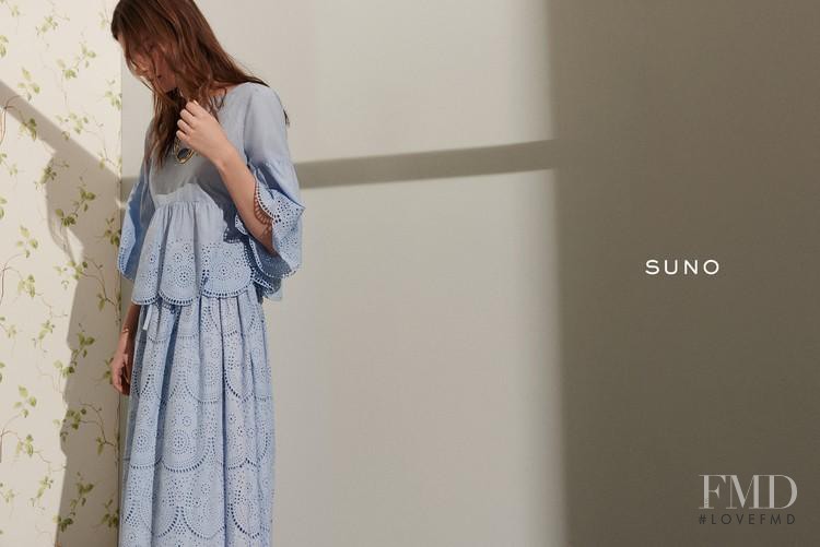 Gaby Loader featured in  the SUNO advertisement for Spring/Summer 2016
