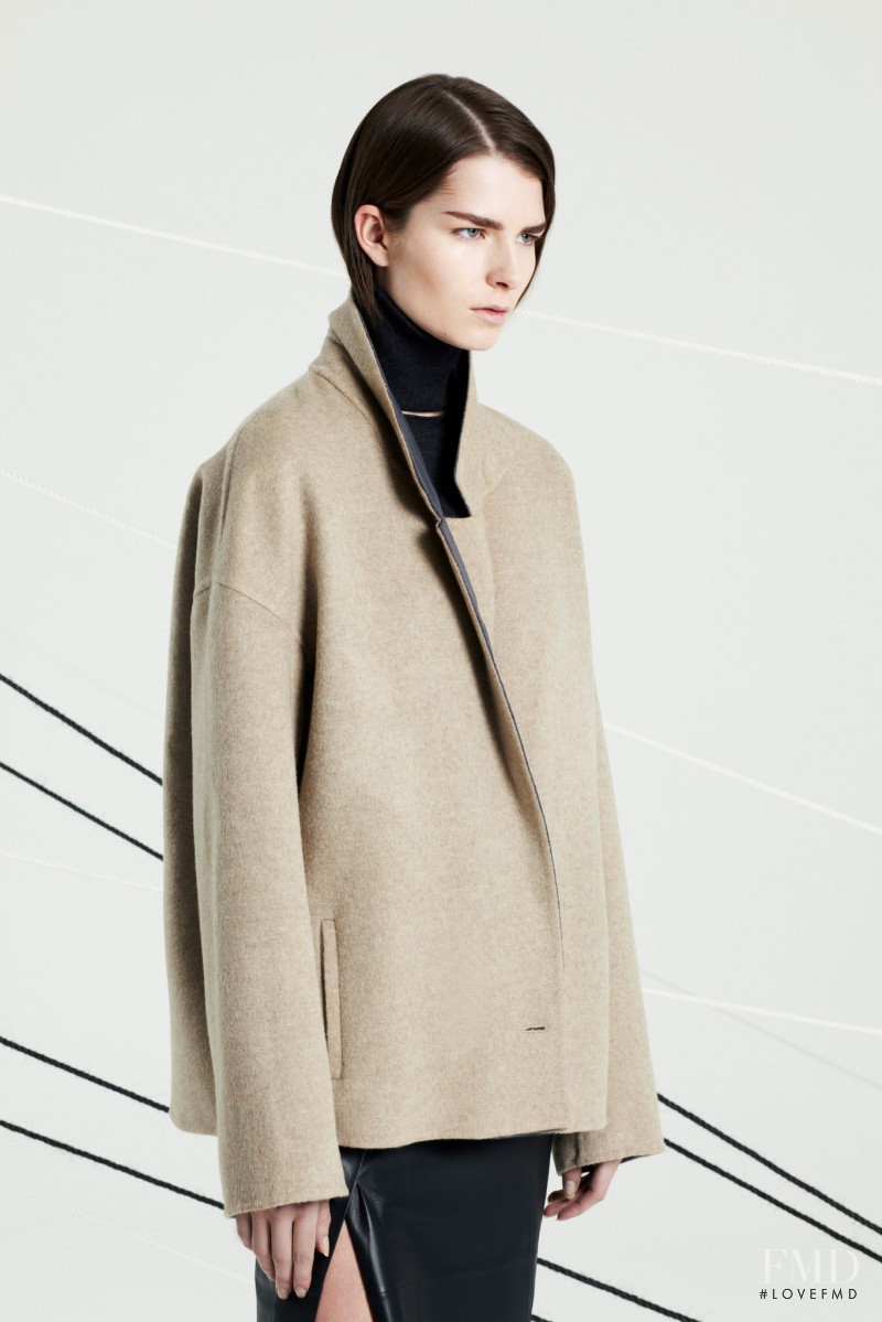 Gaby Loader featured in  the Hussein Chalayan fashion show for Pre-Fall 2014