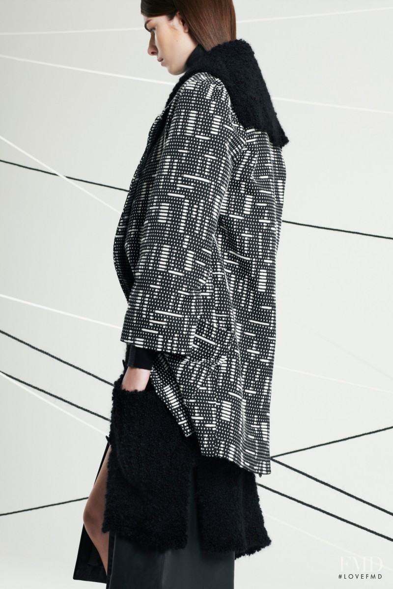 Gaby Loader featured in  the Hussein Chalayan fashion show for Pre-Fall 2014