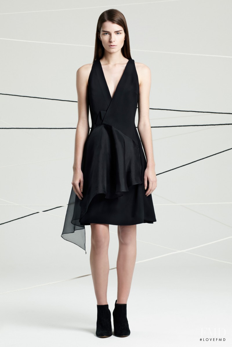 Gaby Loader featured in  the Hussein Chalayan fashion show for Pre-Fall 2014