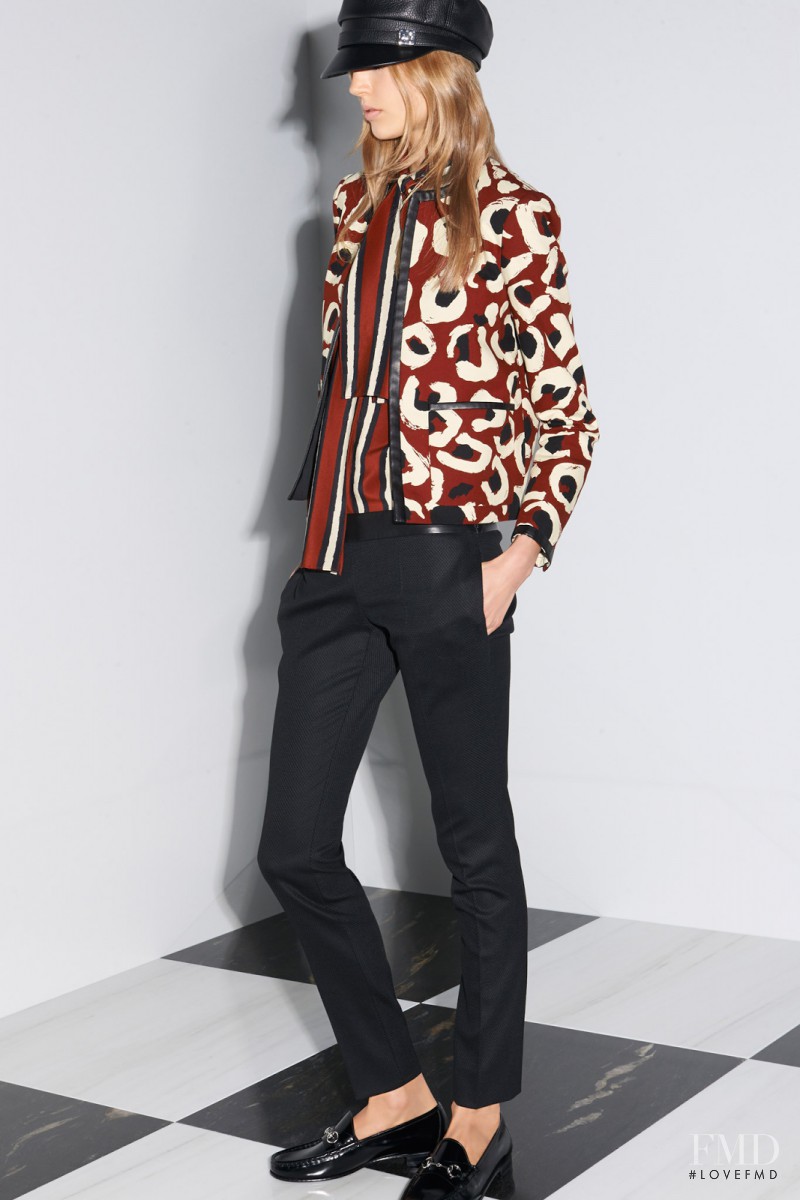 Elisabeth Erm featured in  the Gucci fashion show for Pre-Fall 2014