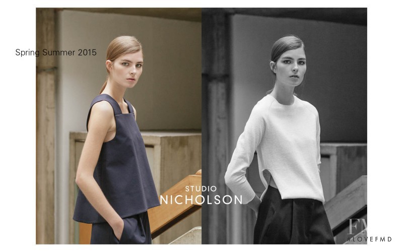 Gaby Loader featured in  the Studio Nicholson advertisement for Spring/Summer 2015