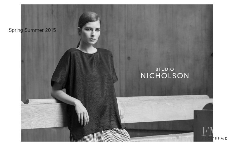 Gaby Loader featured in  the Studio Nicholson advertisement for Spring/Summer 2015