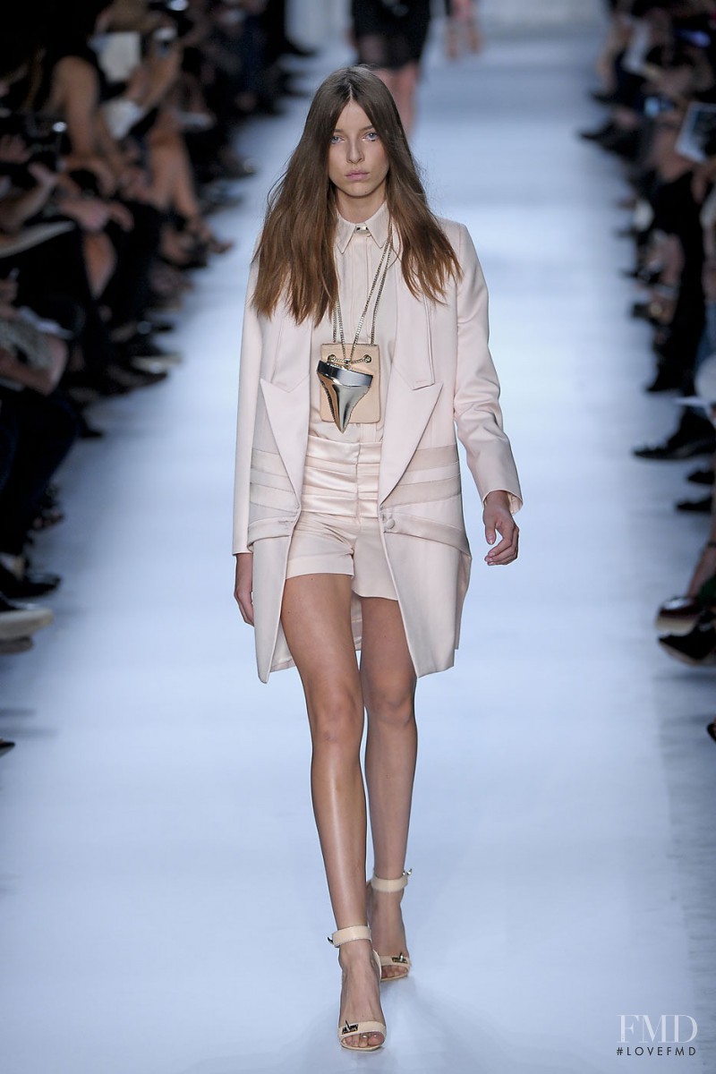Anna-Maria Nemetz featured in  the Givenchy fashion show for Spring/Summer 2012