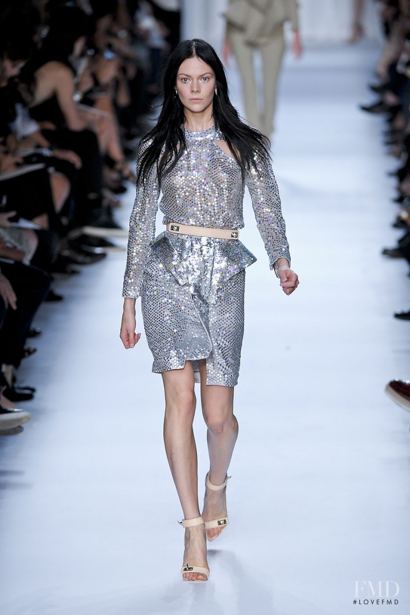 Mariacarla Boscono featured in  the Givenchy fashion show for Spring/Summer 2012