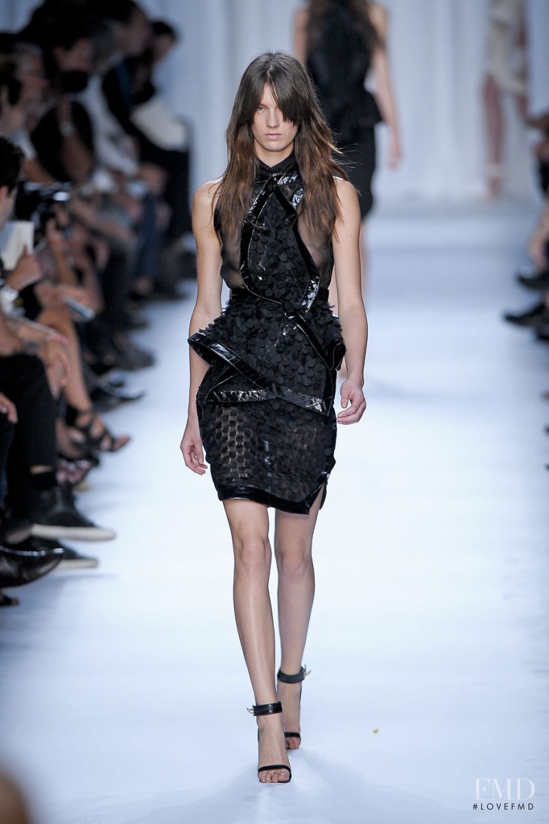 Marte Mei van Haaster featured in  the Givenchy fashion show for Spring/Summer 2012