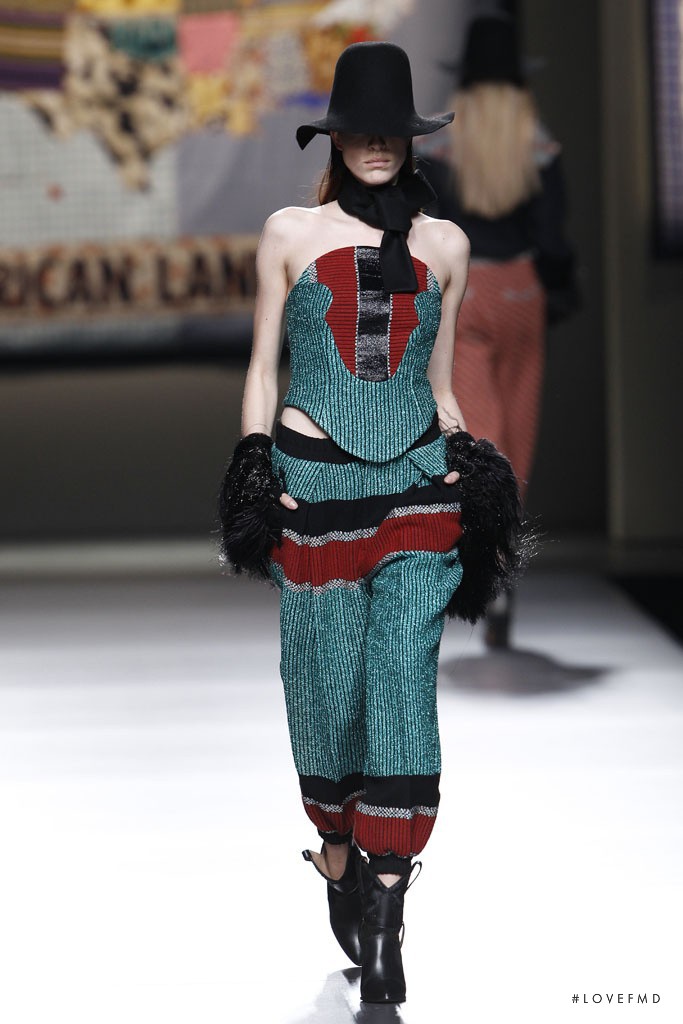 Anna-Maria Nemetz featured in  the Ana Locking fashion show for Autumn/Winter 2014