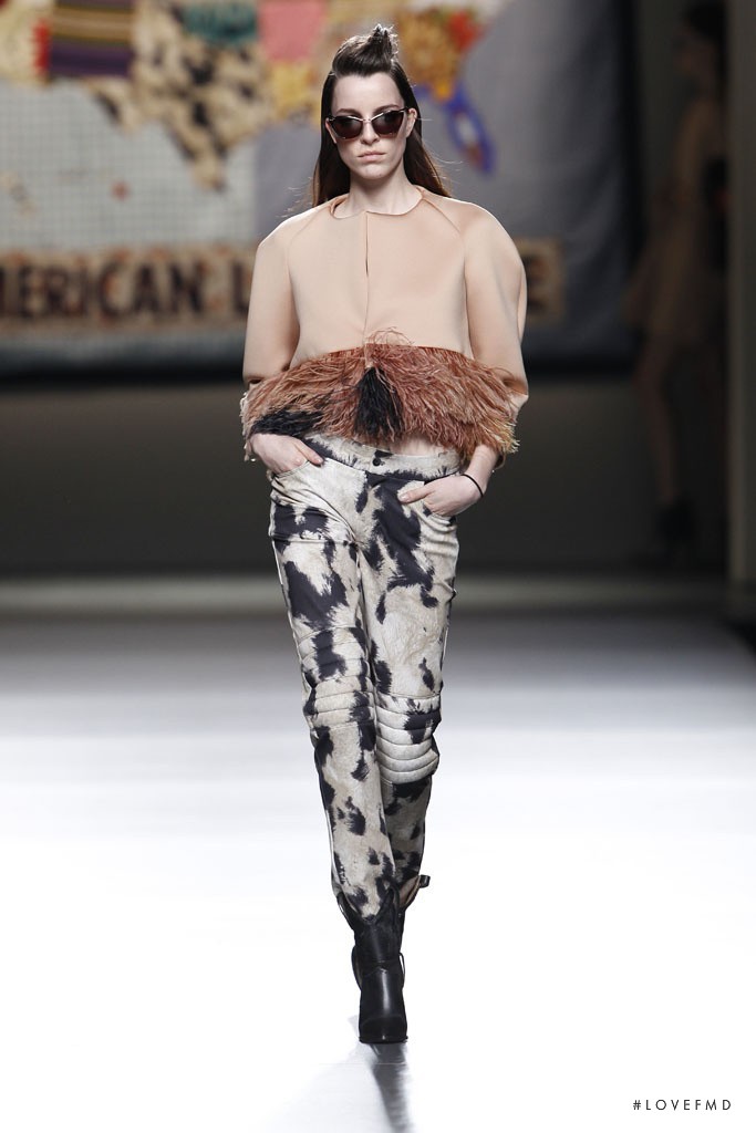Anna-Maria Nemetz featured in  the Ana Locking fashion show for Autumn/Winter 2014